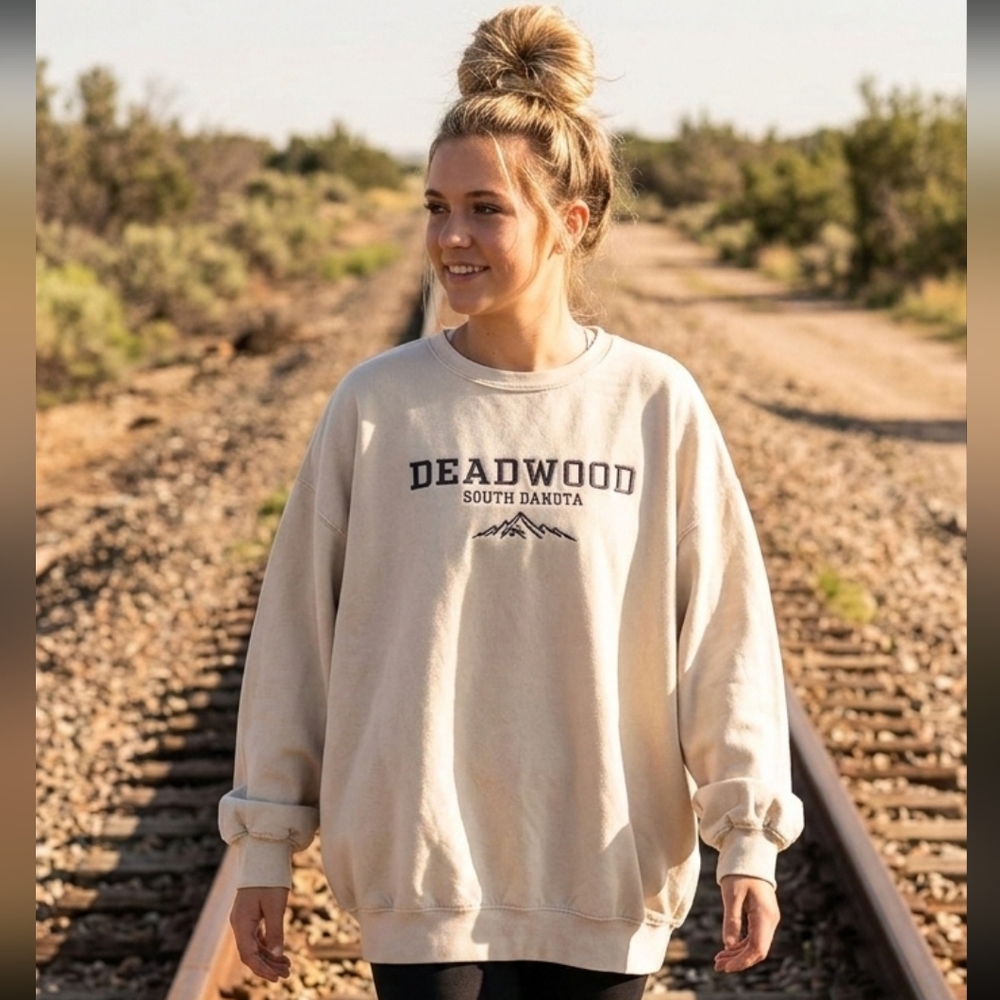 Deadwood South Dakota US Vintage NWT Cream